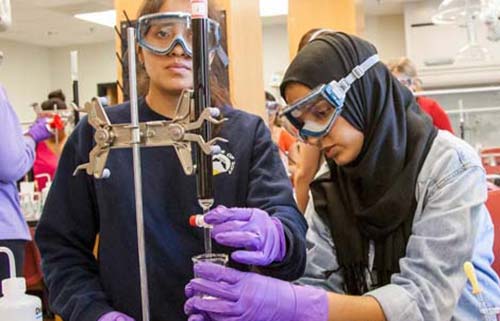 Students in Chem Lab