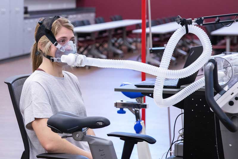 RMR Test Test in Health and Human Performance Lab.