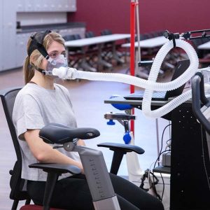 RMR Test in the Health and Human Performance Lab.