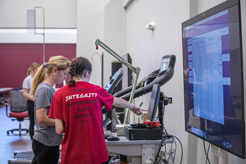 Student Research in Health and Human Performance Lab.