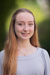 Olivia Slack smiling.