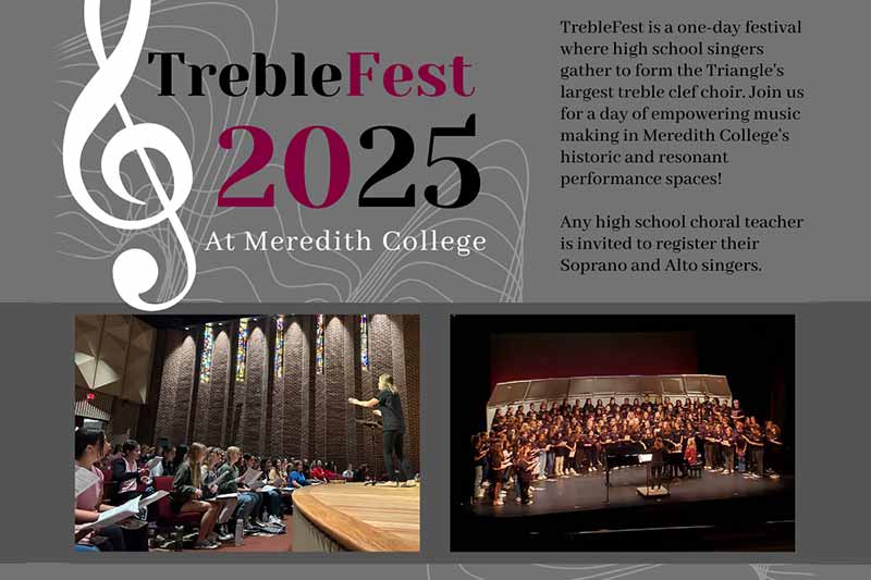 Treblefest 2025 ad.
